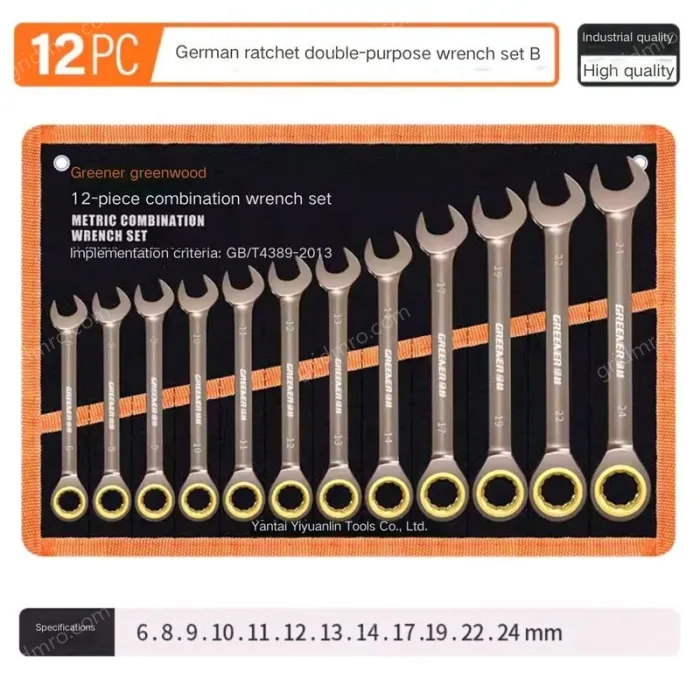 12 Pieces of Dual-purpose Ratchet (6-24)