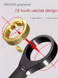 6 pcs of plastic frame ratchet (8-17)