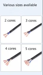 5 core 4 core 2 core sensor cable 28 AWG 4 pole