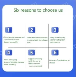 Explosion-proof cast aluminium 5-hole black