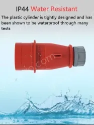 16A4-pole 400V surface mount plug