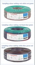 LED light connecting cable 18AWG*10 and (34/0.14TS)