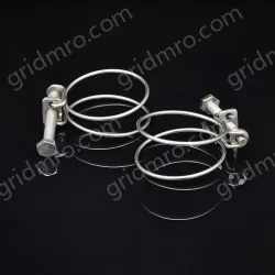 Double steel wire hose clamp 201 material 24-27*2 [wire diameter]