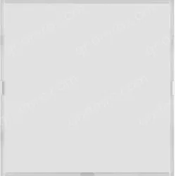 Push-button 1gang,RGB LED, int. temp. sensor, KNX - S.1/B.3/B.7, f. p.white