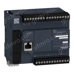 TM221C24R logic controller, Modicon M221, 24 IO, relay