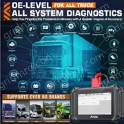 ANCEL V5 HD diesel truck detector diesel OBD diagnostic tool truck scanner