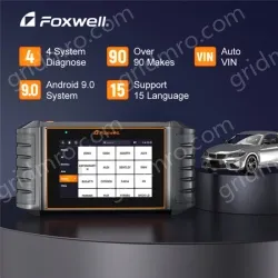 FOXWELL NT1009 Automotive Full System Diagnostic Tool Bidirectional Tester with Over 30 Resettings