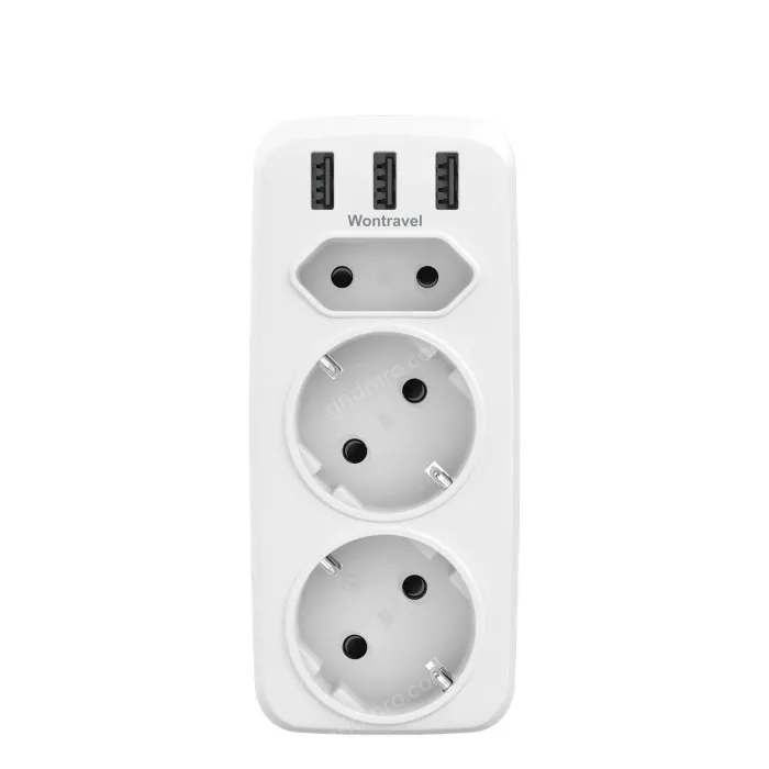 Germany France extension usb wall socket