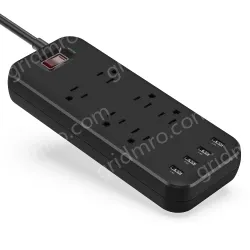 6 AC Outlets Power Strip