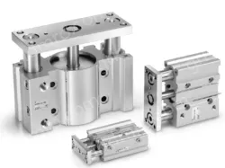 Compact Guide Cylinder MGP Series ø12, ø16, ø20, ø25, ø32, ø40, ø50, ø63, ø80, ø100