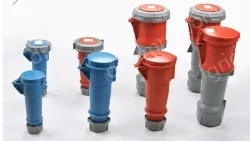 3 pole 16A concealed straight chassis connector TYP 1366