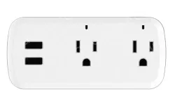 Smart socket LSPA11 one to two dual USB US standard